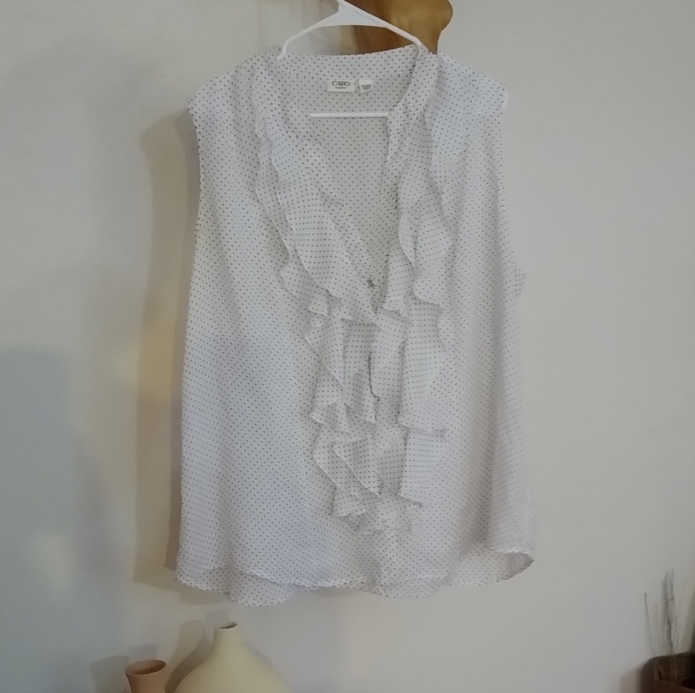 Free with bundle Ruffle Front Tank
